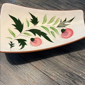Stangl Pottery Floral Ceramic Serving Platter